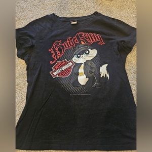 Harley Davidson Looney Tunes Bad Kitty Las Vegas Nevada Women’s Black Large.
